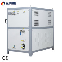 Refroidisseur à recirculation industriel 15 CV refroidi par eau, tension personnalisée, fabricant OEM pour équipements de refroidissement