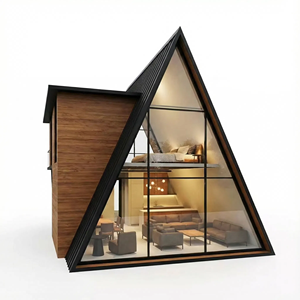 Hotel Resort al Aire Libre, Moderna Casa Triangular de Estructura de Acero Ecológica, Cabaña Prefabricada Tipo A, Villa - Product Image 6