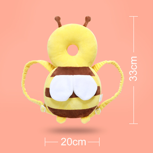 Almohada de Protección para la Cabeza de Bebé con Diseño de Dibujos Animados, 3D Transpirable, Cojín Anti-Caídas para Niños Pequeños, Tejido de Poliéster y Algodón, Logotipo Personalizado, Uso Doméstico - Product Image 4