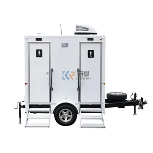 2024 OEM New Type Mobile Portable Restroom Toilet Trailers New Design Toilet Cat Hot Selling Public Toilet Container