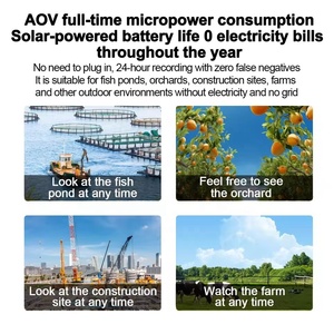 Cámara Solar Inalámbrica 4G ESOE de 8W, Doble Lente, Reconocimiento de IA, Detección de Movimiento, Visión Nocturna a Todo Color, Detección de Movimiento AOV - Product Image 2