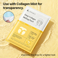 Patch Fondant au Collagène OEM avec Collagène et Glutathion Hydratant et Raffermissant pour le Front et les Joues – Soin Multi-Régions pour un Effet Tenseur Cutané