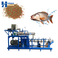 Máquina Extrusora de Alimento Húmedo para Peces de 800 kg por Hora, Línea de Producción de Alimento Acuático