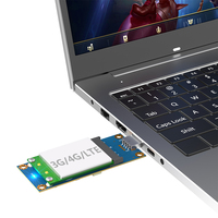 Adaptateur Mini PCI-E vers USB avec emplacement pour carte SIM standard pour module 3G/4G/WWAN/LTE pour adaptateur réseau industriel de bureau/ordinateur portable