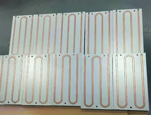 Heasink Intercambiador de proceso de aluminio de precisión Placa de sistemas de refrigeración Disipador de calor personalizado Bloque de refrigeración por agua