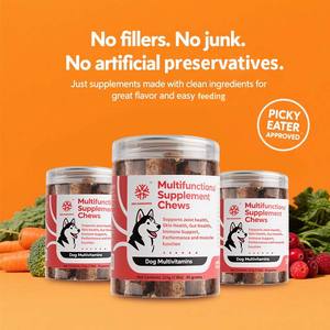 10-em 1 suplemento multifuncional mastiga para cães, glucosamina, ácidos graxos ômega-3, saúde das articulações, probióticos, multivitaminas cão - Product Image 6