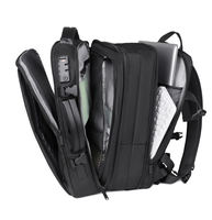 Sac à dos de voyage multifonctionnel avec verrou antivol, chargement USB externe, ouverture à 180 degrés, séparation humide/sec pour ordinateur portable