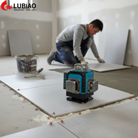Certification CE, vert, 12/16 lignes, auto-nivelant, 360° °   Niveau laser avec télécommande, étanche IP54, antichoc, outil de mesure