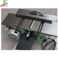 Promotion : Machine à bois multifonction 3-en-1 (Raboteuse, Scie, Perceuse) avec moteur entièrement en cuivre 120-150 mm, Raboteuse de table