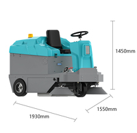Gaoge Factory Wholesale Ride-On Robot Sweeper S5 Street Floor Cleaning Truck 48v Voltage for Road Sweeping