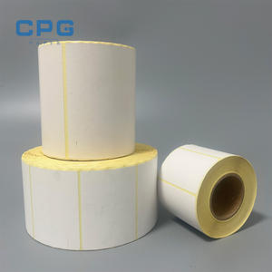 Papel de Etiquetas Térmicas Autoadhesivas Personalizadas de Fábrica al por Mayor, Etiquetas Térmicas de Envío de 40x20 mm con Recubrimiento Superior para Etiquetas de Paquetes Pequeños - Product Image 1