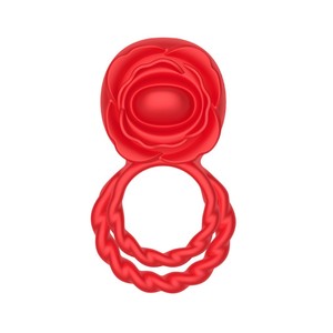 Anillo Vibrador para Pene con Forma de Rosa, Juguete Sexual para Adultos, Estimulación del Clítoris para Compartir en Pareja, Anillo Vibrador Fino para Hombres - Product Image 5