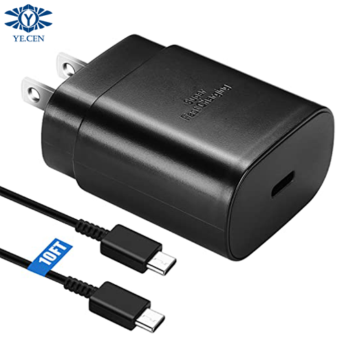 USB C Charger 25W Type C Charger Fast Charging Android Charger S26 S25 S24 Super Fast Charger for Samsung Phone with USB C Cable