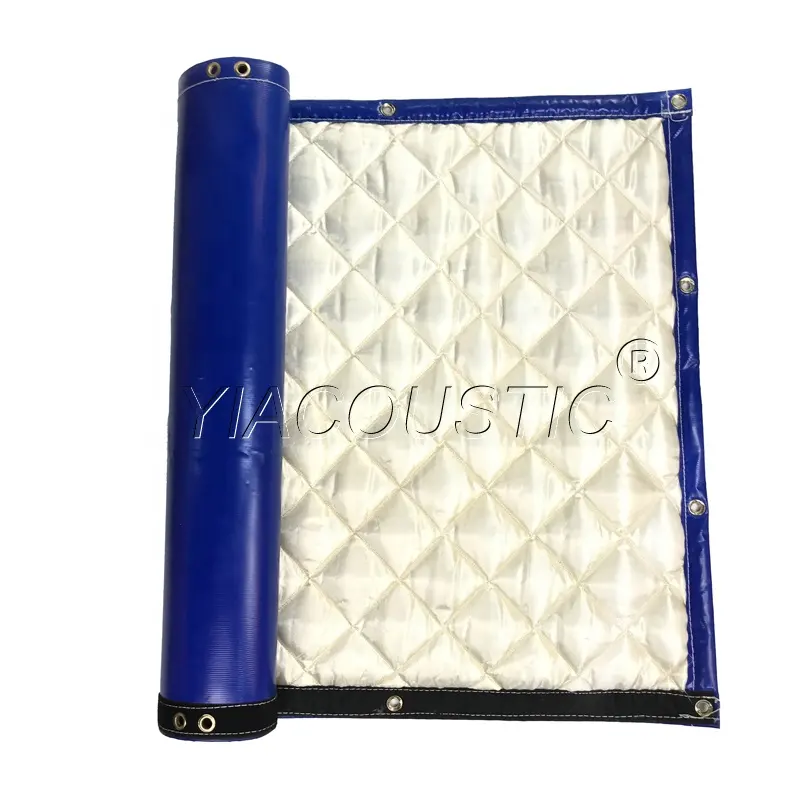 Coperta esterna barriera del suono rete pvc rumore barriera foglio PVC insonorizzato foglio per ponteggi di protezione di sicurezza