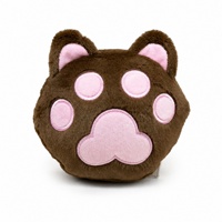 Masque pour les yeux en peluche de dessin animé et oreiller de voyage 2-en-1, rembourrage en coton PP, oreiller portable pour le bureau/les voyages, pour dormir en avion