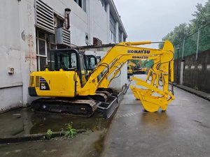 Escavador sur chenilles PC56-7 Komatsu de fabrication japonaise avec pince à pouce EPA CE moteur 5,5 tonnes pelle hydraulique PC50 PC55 PC56 - Product Image 5