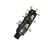 45 °   Borne de connexion coudée avec taraud de 1/4 pouce pour transformateur de distribution monté sur poteau extérieur