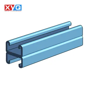 13/16 "Back to Back Strut Channel strut canal C HDG canal de acero galvanizado unistrut Unicanal canal de puntal