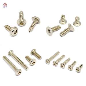 Tailles personnalisées de l'usine chinoise Vis à fente en acier au carbone M1.7-M12 Vis à tête ronde électro-galvanisées Service OEM Système métrique - Product Image 1