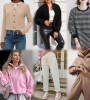 Vêtements d'occasion à bas prix pour femmes, collection automne-hiver, stock en gros, assortiment décontracté, envoi aléatoire