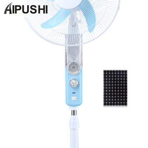 Ventilateur sur Pied Électrique et Solaire à Batterie Rechargeable avec Chargeur Mobile USB et Lumière LED - Product Image 5