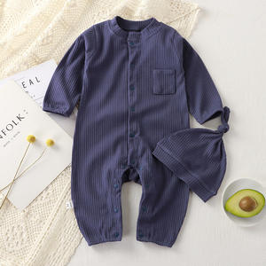 Nouveau Pull en Coton Bambou pour Nouveau-Né Vêtements en Tricot à Manches Longues pour Tout-Petit Barboteuse Tricotée Vêtements pour Bébé Garçon - Product Image 5