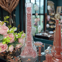 Vente en gros de cristaux naturels mélangés en forme de crânes, verre porte-bonheur, boîte à bonbons en quartz rose pour la décoration