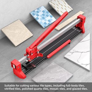 חותך אריחים ידני נייד עם מדריך חיתוך בלייזר, חותך אריחי פורצלן עם בסיס אלומיניום כפול וגלגל טונגסטן קרביד מקסימלי - Product Image 2