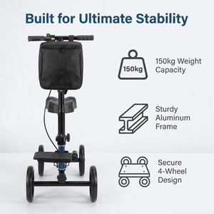 Adjustable Rollator <strong>Walker</strong> with Comfort <strong>Seat</strong> for Daily Walking - Product Image 4