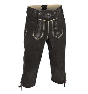 Short de danse allemand traditionnel style vintage Lederhosen pour hommes Oktoberfest été 2022 Short en cuir bavarois - Product Image 1