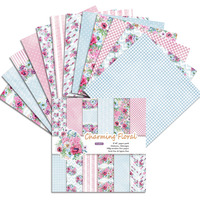 24 feuilles de papier cartonné à motifs pour journal artisanal, 6 x 6 pouces, impression offset, papier pour scrapbooking, thème nature