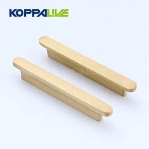 Solid Brass Interior Cupboard Furniture Hardware Kitchen Cabinet Drawer Oval Copper Pulls Handle