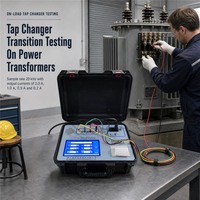 Testeur de commutateur de transfert sous charge OLTC, analyse de la forme d'onde AI par échantillonnage 20 kHz, caractéristique de commutation, IP55