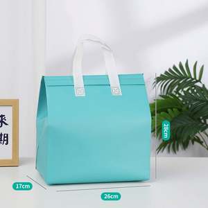 กระเป๋าเก็บความเย็นแบบไม่ทอสำหรับใส่ของชำ อาหาร นม กาแฟ - Product Image 5