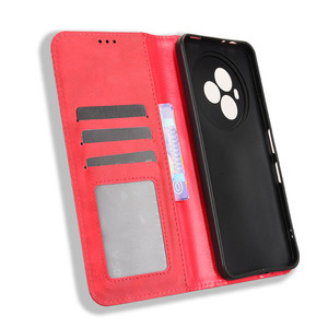 Funda de teléfono de cuero con patrón Retro con hebilla magnética para TCL NxtPaper 60 Ultra 5G - Product Image 3