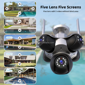 Cámara de Vigilancia WiFi Inalámbrica 2025 FFVideo 20MP 10K Cinco en Uno, Cámara <span class=keywords><strong>IP</strong></span> PTZ de 360° para Exteriores, Cámara de Seguridad WiFi CCTV - Product Image 2