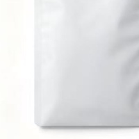 Emballage personnalisé pour gants en nitrile, sac à trois soudures avec fermeture éclair refermable, trou de suspension et encoche de déchirement, 50 pièces par sac