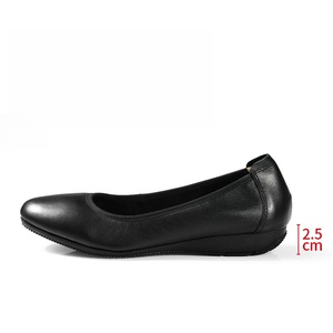 <span class=keywords><strong>Zapatos</strong></span> <span class=keywords><strong>de</strong></span> Mujer <span class=keywords><strong>de</strong></span> Lujo, <span class=keywords><strong>de</strong></span> Cuero Genuino, Cómodos, con Suela Suave, Punta Cuadrada, Estilo Slip-On, Profesionales, para Azafatas, Oficina, Verano - Product Image 2