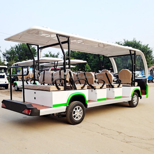 Autobús turístico eléctrico, autobús turístico escénico, 5 filas, 14 asientos, coches de transporte de hotel de fábrica, coche patrulla - Product Image 6