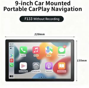 Écran de navigation GPS portable PND de 9 pouces, écran tactile HD 720P, guidage vocal, mise à jour du <span class=keywords><strong>trafic</strong></span> en <span class=keywords><strong>temps</strong></span> réel pour voiture et camion - Product Image 2
