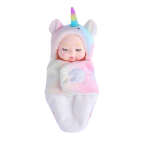 Muñeca Reborn, Juguete de Simulación de Bebé, Modelo Miniatura, Linda Muñeca Recién Nacida, Niña o Niño, para Regalo de Halloween, Navidad o Cumpleaños