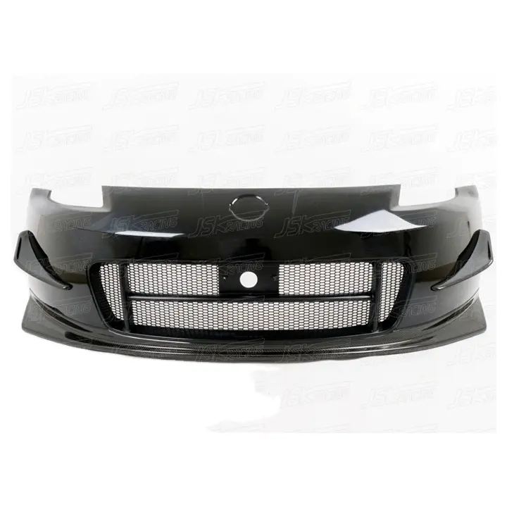 2002-2005 NISMO STYLE HALF CARBON FIBER FRONT BUMPER 2PCS BUMPER CANARD VORNE LIP FÜR NISSAN 350Z Z33