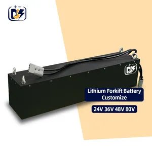 Bateria de carregador de lítio ddj 36v, 72v, caminhão de elevação lifepo4 80v 200ah 300ah 500ah 1000ah 36v, bateria para iluminação de carretilha classe i ii