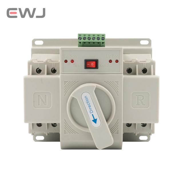 High Quality ATS GZQ5-2P 25A 32A 40A 63A ATS Dual Power Automatic Transfer Switch