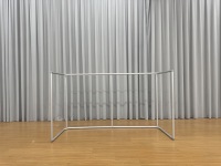 Cabine de façade DJ portable semi-circulaire populaire pour les événements de fête de mariage
