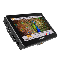 Moniteur vidéo de terrain Lilliput T5 Touch 5 pouces 4K pour HDMI, écran tactile IPS, HDR, haut-parleur, taux de rafraîchissement 60Hz pour photos DSLR