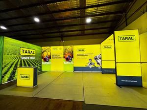 Tùy chỉnh xách tay LED hộp Đèn pop-up thiết kế Backlit quảng cáo hiển thị căng thẳng vải Backdrop cho triển lãm thương mại triển lãm nhuộm - Product Image 3