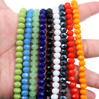 Stock à vendre : Perles en verre cristal de 8 mm, perles rondes facettées en cristal noir, perles en cristal pour robes de mariée, perles en cristal en vrac