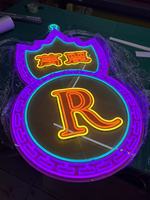 Letrero de letras de canal LED iluminado frontal exterior personalizado para escaparate de tienda Logotipo de negocios señalización de pantalla luminosa de acero iluminada