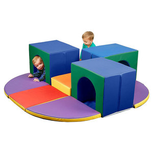 Blocs d'escalade pour enfants, tapis de jeu en mousse souple, formes géométriques, ensemble d'escalade intérieur unisexe - Product Image 5